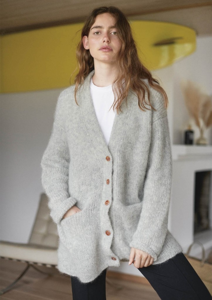 Silk Mohair Poncho