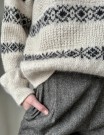 Terracotta Sweater strikkepakke Natur/Sort thumbnail