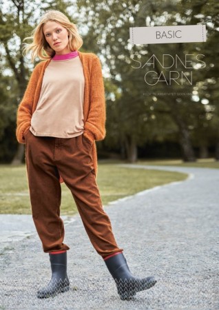 Nr. 112 Basic jakke fra Sandnes garn