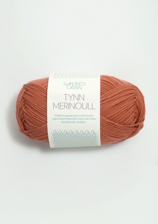 TYNN MERINOULL lys terrakotta