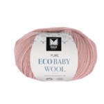 Pure eco baby wool dus gammelrosa
