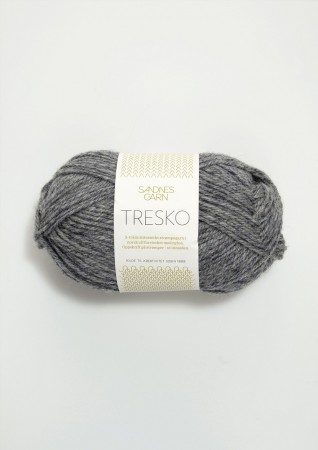 TRESKO gråmelert