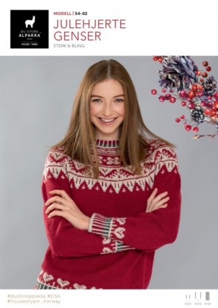 Julehjerte genser dame
