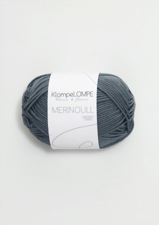 Klompelompe merinoull blågrønn