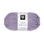 Baby ull grå lavendel
