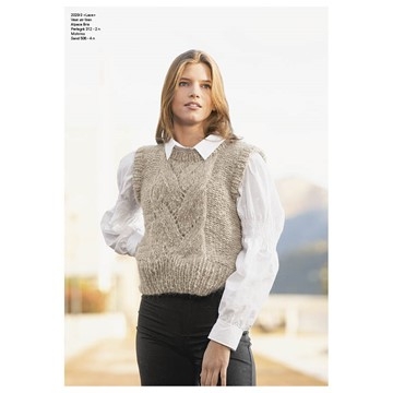 2029-3 Lace-vest | Bris og Mohrino | Viking Garn
