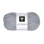 Alpakka dus gråblå