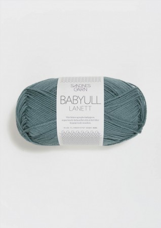 Babyull lanett blåpetrol