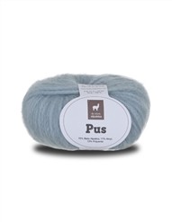 Pus lys blå