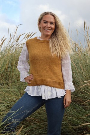 415-13 Christin vest | Alpakka Forte Classic | Strikkepakke