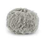 Pure eco fur lys gråmelert