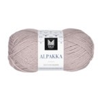 Alpakka dus grårosa