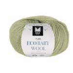 Pure eco baby wool dus pistasj