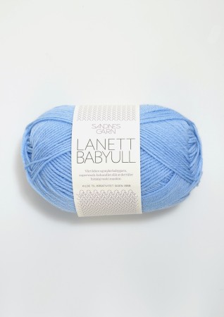 Sandnes Garn BABYULL LANETT Lys blå 5904