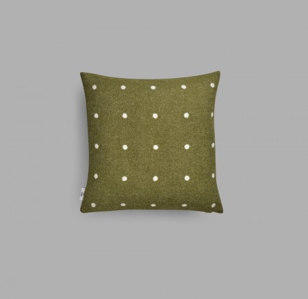 Røros Tweed Pastille pute Green moss