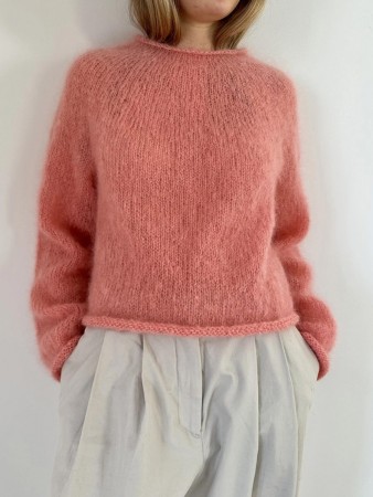 Le Knit Plain Yoke Sweater (oppskrift)