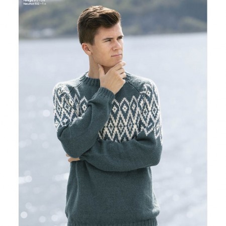 1921-11 Teak genser | Alpaca Storm oppskrift | Viking Garn