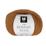 Pure eco baby wool mørk oker