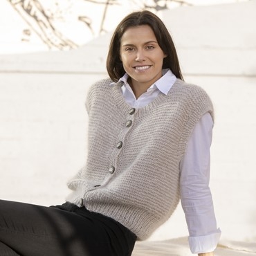 2031-2 Enkel vest Kidsilk og Liten Storm