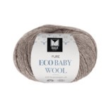 Pure eco baby wool beigemelert