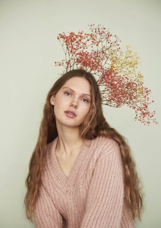 2002-3 | Saga Genser patent | Tynn Silk Mohair | Oppskrift Sandnes Garn