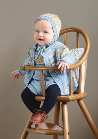 Nancyjakke baby | Babyull Lanett | Sandnes Garn 1618