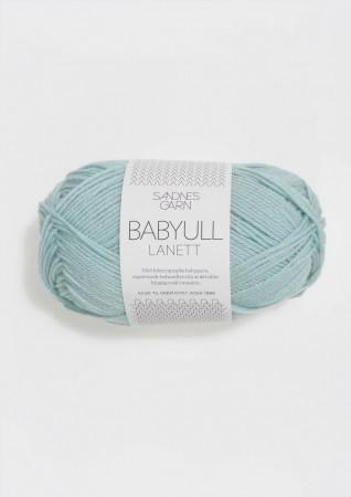 Babyull lanett lysblå