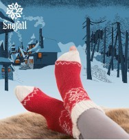 Snøfall sokk