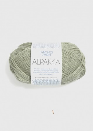 Alpakka 9521 støvet pistasj