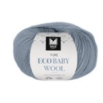 Pure eco baby wool dus denim