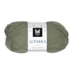 Alpakka mørk oliven