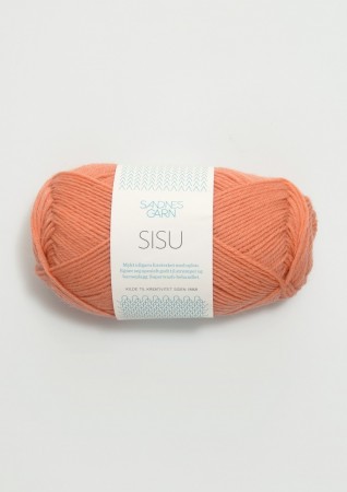 SISU superwash støvet korall