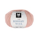 Pure eco baby wool dus fersken