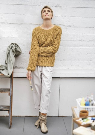 1916-6 | Aksåker dame | Tynn Alpakka Ull og Tynn Silk Mohair | Sandnes Garn