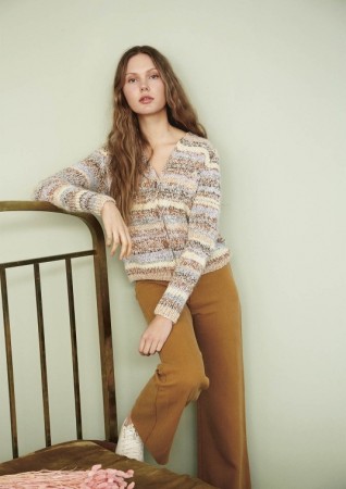 2002-8 Vårin Jakke | Tynn Silk Mohair og Tynn Merinoull | Oppskrift Sandnes Garn