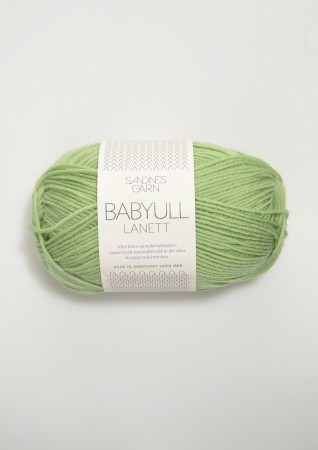 BABY LANETT lys eplegrønn
