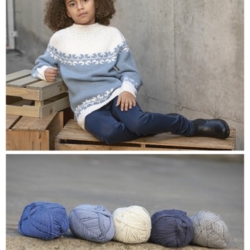 1825-4 Helle-genser barn | Oppskrift | Alpaca Storm | Viking Garn