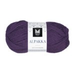 Alpakka blålilla