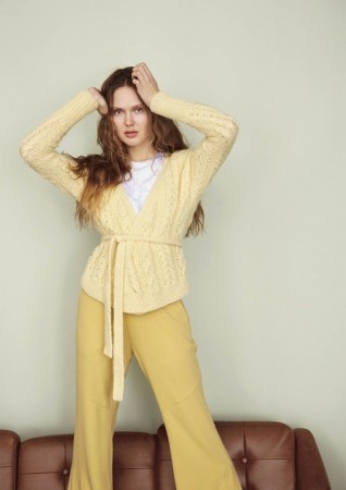 2002-9 | Selma Jakke | Børstet Alpakka og Tynn Silk Mohair | Oppskrift Sandnes Garn