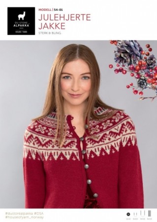 Julehjerte jakke til dame