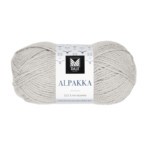 Alpakka perlegrå