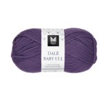 Baby ull amethyst lilla