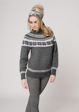 Nancy genser dame | Mini Alpakka | Sandnes Garn Tema 35-15