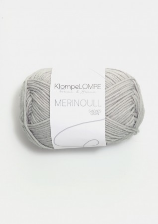Klompelompe merinoull mørk kitt