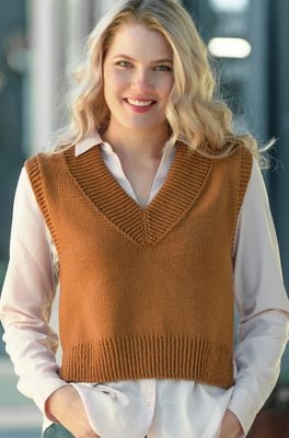 DG426-20 Mandra vest | Merino22 | Strikkepakke Dale Garn