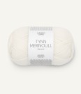 Sandnes TYNN MERINOULL HVIT 1001 thumbnail
