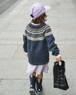 T73-7 Anna genser barn Mini Alpakka Midnatt thumbnail