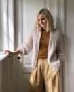 Sunday Cardigan Mohair Edition Lys beige Strikkepakke thumbnail