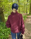 PetiteKnit Dagmar Zipper sweater Peer Gynt og Alpakka følgetråd thumbnail