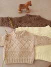 2413-1a Guernsey Sweater baby Double Sunday eikenøtt thumbnail